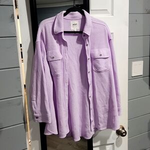 Aerie lumberjane button down